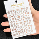 Celestial Gold Nail Art Sticker Set - Sun Moon Star Designs Celestial Gold Nail Art Sticker Set - Sun Moon Star Designs