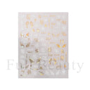 Fantasy Butterfly Nail Decals - Silver Holographic Flames Fantasy Butterfly Nail Decals - Silver Holographic Flames