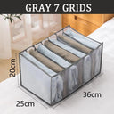Sleek Gray Wardrobe Organizer for Space Maximization Sleek Gray Wardrobe Organizer for Space Maximization