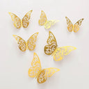 Butterfly Cake Toppers 12 Pcs Set Wedding Party Decor Butterfly Cake Toppers 12 Pcs Set Wedding Party Decor