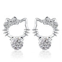 Starlight Elegance Sterling Silver Star Stud Earrings Zircon Starlight Elegance Sterling Silver Star Stud Earrings Zircon