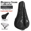 Comfortable Bicycle Gel Seat Cushion With Memory Foam Cover Comfortable Bicycle Gel Seat Cushion With Memory Foam Cover