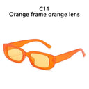 Trendy Vintage Rectangle Sunglasses for Women UV400 Shades Trendy Vintage Rectangle Sunglasses for Women UV400 Shades