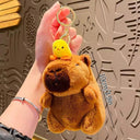 Funny Capybara Plush Toys Cute Keychain Pendant Doll Gift Funny Capybara Plush Toys Cute Keychain Pendant Doll Gift