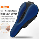 Gel Memory Foam Bicycle Seat Cover - Comfortable Cushion Gel Memory Foam Bicycle Seat Cover - Comfortable Cushion