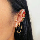 Silver Leaf Ear Cuff Clip Earrings Unisex Stylish Jewelry Silver Leaf Ear Cuff Clip Earrings Unisex Stylish Jewelry