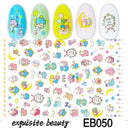 Adorable Cartoon Hello Kitty Nail Sticker Set for Nail Art Adorable Cartoon Hello Kitty Nail Sticker Set for Nail Art