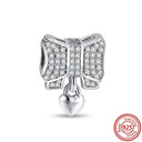 Crown Flowers Heart Silver Bead Charm Elegant Pandora Accessory Crown Flowers Heart Silver Bead Charm Elegant Pandora Accessory