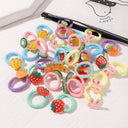 Kids Hair Ties: Fashionable Elastic Set for Little Ones Kids Hair Ties: Fashionable Elastic Set for Little Ones