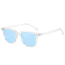 Tony Stark Rectangle Sunglasses for Men with Blue Lens Tony Stark Rectangle Sunglasses for Men with Blue Lens