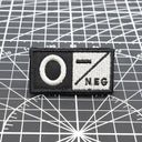 Tactical Blood Type Patch Custom Military Embroidery Gear Tactical Blood Type Patch Custom Military Embroidery Gear