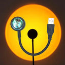 Rainbow Sunset USB LED Projector Ambient Lamp for Lighting Rainbow Sunset USB LED Projector Ambient Lamp for Lighting