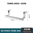 Stainless Steel Over Door Towel Rack Stylish Kitchen Organizer Stainless Steel Over Door Towel Rack Stylish Kitchen Organizer