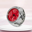 Vintage Finger Watch Ring Elegant Timepiece with Punk Flair Vintage Finger Watch Ring Elegant Timepiece with Punk Flair