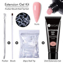 Glowing White Gel Nail Extension Kit for Beautiful Nails Glowing White Gel Nail Extension Kit for Beautiful Nails
