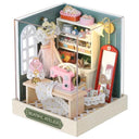 Kids Wooden Dollhouse Kit Creative Roombox Toy Set Kids Wooden Dollhouse Kit Creative Roombox Toy Set
