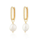 Elegant Silver Pearl Earrings: Timeless Luxury Accessory Elegant Silver Pearl Earrings: Timeless Luxury Accessory