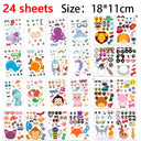 Create Your Own Animal Faces Stickers Set for Fun Crafts Create Your Own Animal Faces Stickers Set for Fun Crafts