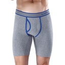 Long Leg Cotton Boxers For Men All Day Long Leg Cotton Boxers For Men All Day