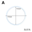 Replacement Silicone Gaskets for Pressure Cookers Sealing Rings Replacement Silicone Gaskets for Pressure Cookers Sealing Rings