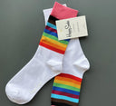 Cheerful Vibes Unisex Crew Socks Colorful Comfort Everyday Cheerful Vibes Unisex Crew Socks Colorful Comfort Everyday