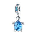 Hot Sale Pandora 925 Owl Charm Blue Zircon And Red Heart Hot Sale Pandora 925 Owl Charm Blue Zircon And Red Heart