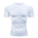 Men's Quick-Dry Compression Running Tee for Gym Sports Men's Quick-Dry Compression Running Tee for Gym Sports