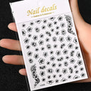 Celestial Gold Nail Art Sticker Set - Sun Moon Star Designs Celestial Gold Nail Art Sticker Set - Sun Moon Star Designs