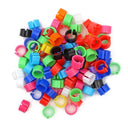 Birds Feet Ring Plastic Clip Rings for Avian Comfort 100pcs Birds Feet Ring Plastic Clip Rings for Avian Comfort 100pcs