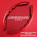 Carbon Fiber Leather Steering Cover for Enhanced Control Comfort Carbon Fiber Leather Steering Cover for Enhanced Control Comfort