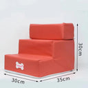Hot Dog Stairs: Soft Washable Non-Slip Pet Steps for Pets Hot Dog Stairs: Soft Washable Non-Slip Pet Steps for Pets