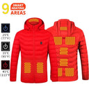 21 Areas Heated Jacket For Men USB Self Heating Vest 21 Areas Heated Jacket For Men USB Self Heating Vest