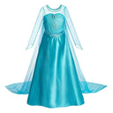Enchanting Snow Queen Princess Floral Costume Elsa Anna Dress Enchanting Snow Queen Princess Floral Costume Elsa Anna Dress