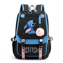 MINISO Disney Stitch Kids Backpack Cartoon Print Schoolbag Gift MINISO Disney Stitch Kids Backpack Cartoon Print Schoolbag Gift