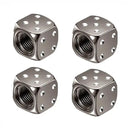 Aluminum Car Tire Valve Caps Stylish Airtight Covers Aluminum Car Tire Valve Caps Stylish Airtight Covers