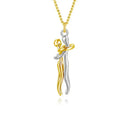 Hugging Pendant Necklace Choker Stainless Steel Couples Hugging Pendant Necklace Choker Stainless Steel Couples