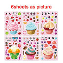 Children's Animal Puzzle Sticker Game for Fun Learning Experience Children's Animal Puzzle Sticker Game for Fun Learning Experience