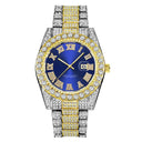 Golden Diamond Men's Quartz Watch Luxury Hip Hop Timepiece Golden Diamond Men's Quartz Watch Luxury Hip Hop Timepiece