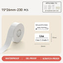 Niimbot White Sticker Paper: Professional Waterproof Labels Niimbot White Sticker Paper: Professional Waterproof Labels