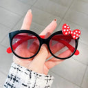 Trendy Color Block Bow Sunglasses for Kids UV Protection Trendy Color Block Bow Sunglasses for Kids UV Protection