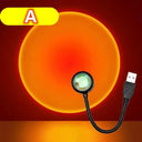 USB Sunset Lamp LED Rainbow Neon Night Light Projector USB Sunset Lamp LED Rainbow Neon Night Light Projector