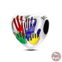 Sterling Silver Red Heart Beads for Pandora Jewelry Gifts Sterling Silver Red Heart Beads for Pandora Jewelry Gifts