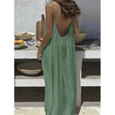 Women Strapless Backless Maxi Dress Sleepwear Loungewear Casual Loose Fit Summer Women Strapless Backless Maxi Dress Sleepwear Loungewear Casual Loose Fit Summer