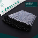 Crystal Beauty Tool Eyelashes Brush Comb Set for Makeup Crystal Beauty Tool Eyelashes Brush Comb Set for Makeup