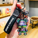 Crystal Bow Tie Bear Keychain Charm Pendant Cute Accessory Crystal Bow Tie Bear Keychain Charm Pendant Cute Accessory
