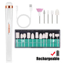 5 In 1 Electric Nail Polish: Drill Machine With Light Portable 5 In 1 Electric Nail Polish: Drill Machine With Light Portable