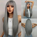 Wine Red Cosplay Wig Long Straight Hair Heat Resistant Wine Red Cosplay Wig Long Straight Hair Heat Resistant