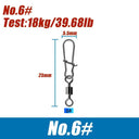 Sea Fishing Snap Hooks Durable Stainless Steel Connector Set Sea Fishing Snap Hooks Durable Stainless Steel Connector Set