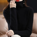 Merino Wool Cashmere Winter Sweater Cozy Elegance Cold Days Merino Wool Cashmere Winter Sweater Cozy Elegance Cold Days