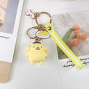 Cute Animal Keychains with Fluffy Fur Ball Bag Pendant Cute Animal Keychains with Fluffy Fur Ball Bag Pendant